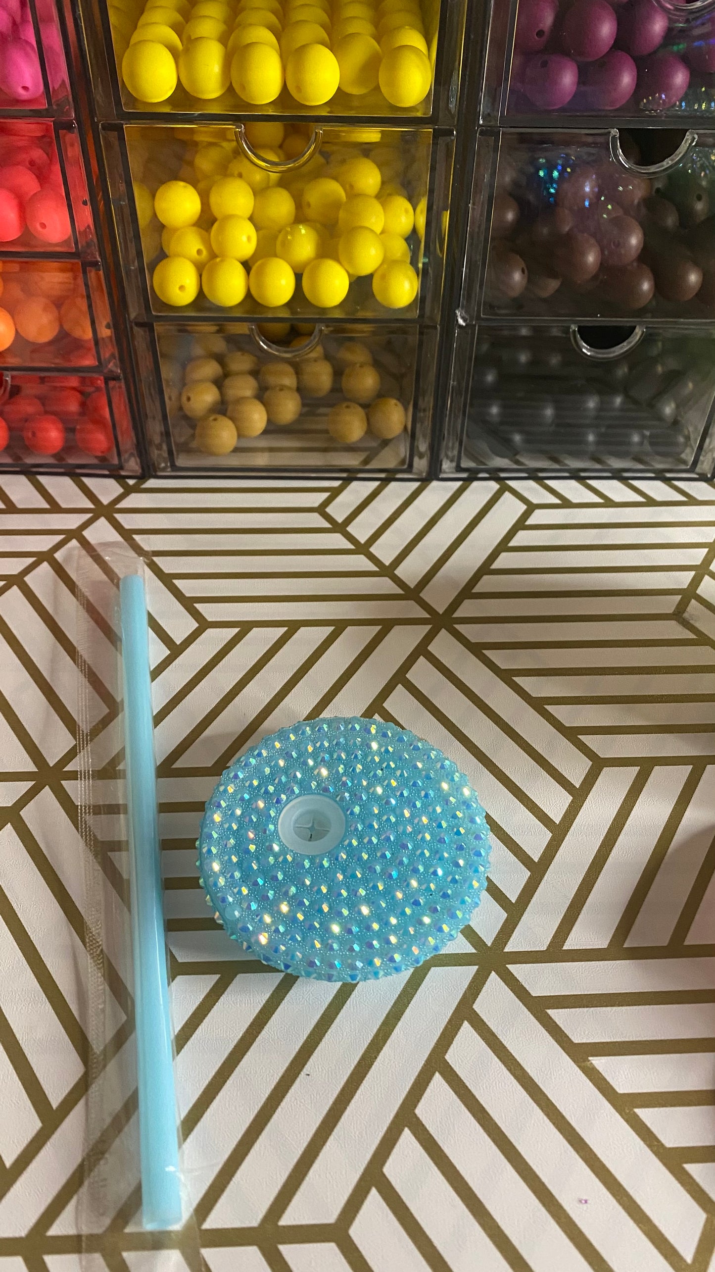 Rhinestone Lids