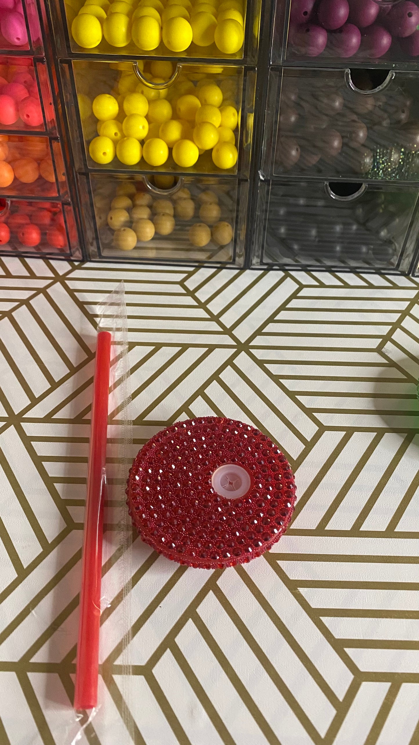 Rhinestone Lids