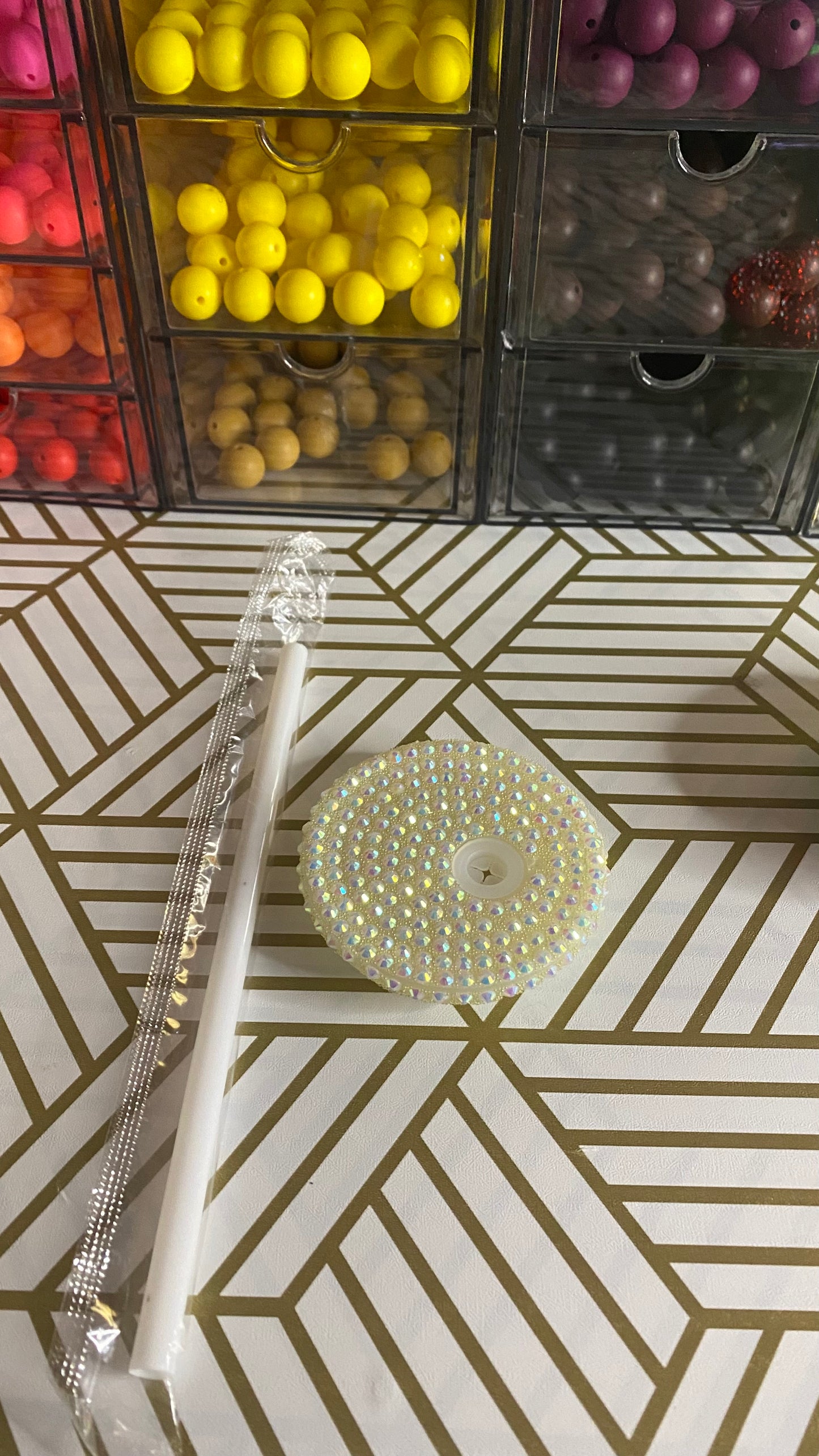 Rhinestone Lids