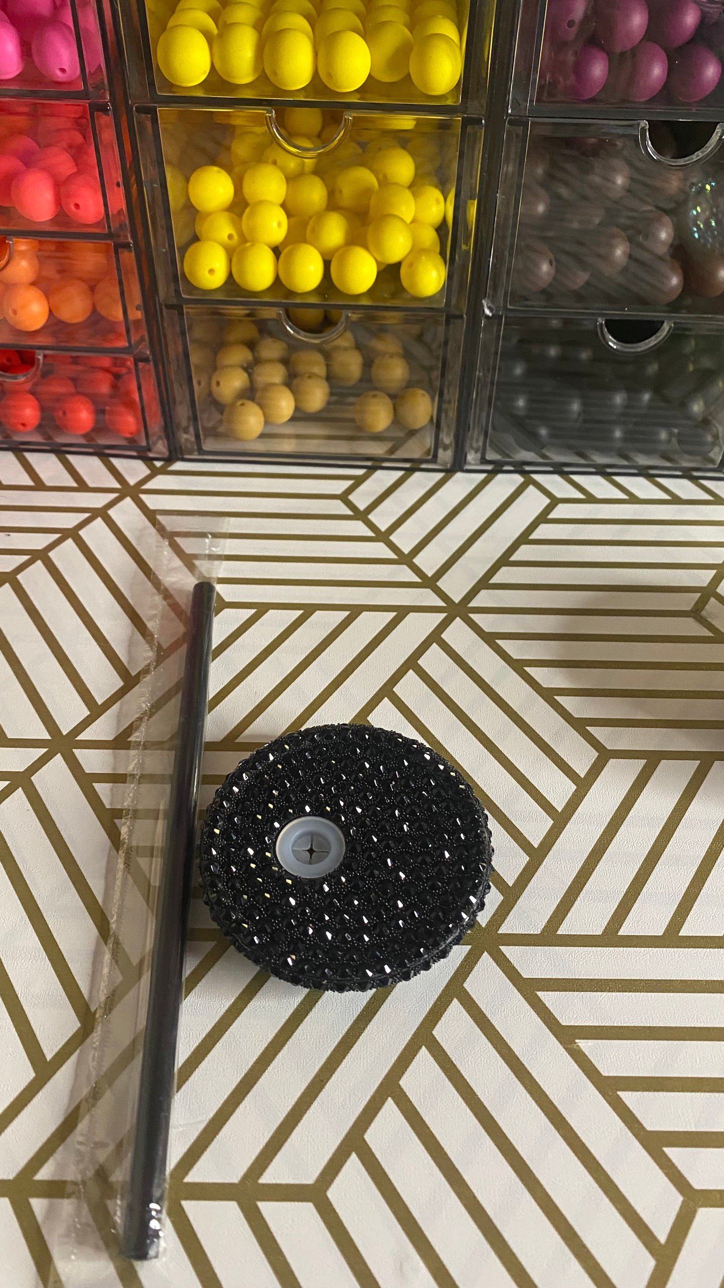 Rhinestone Lids