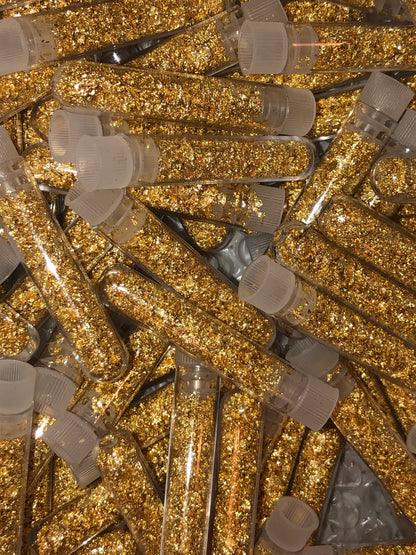 3 Pack Gold Flakes - Whole Sale Lipgloss Tubes
