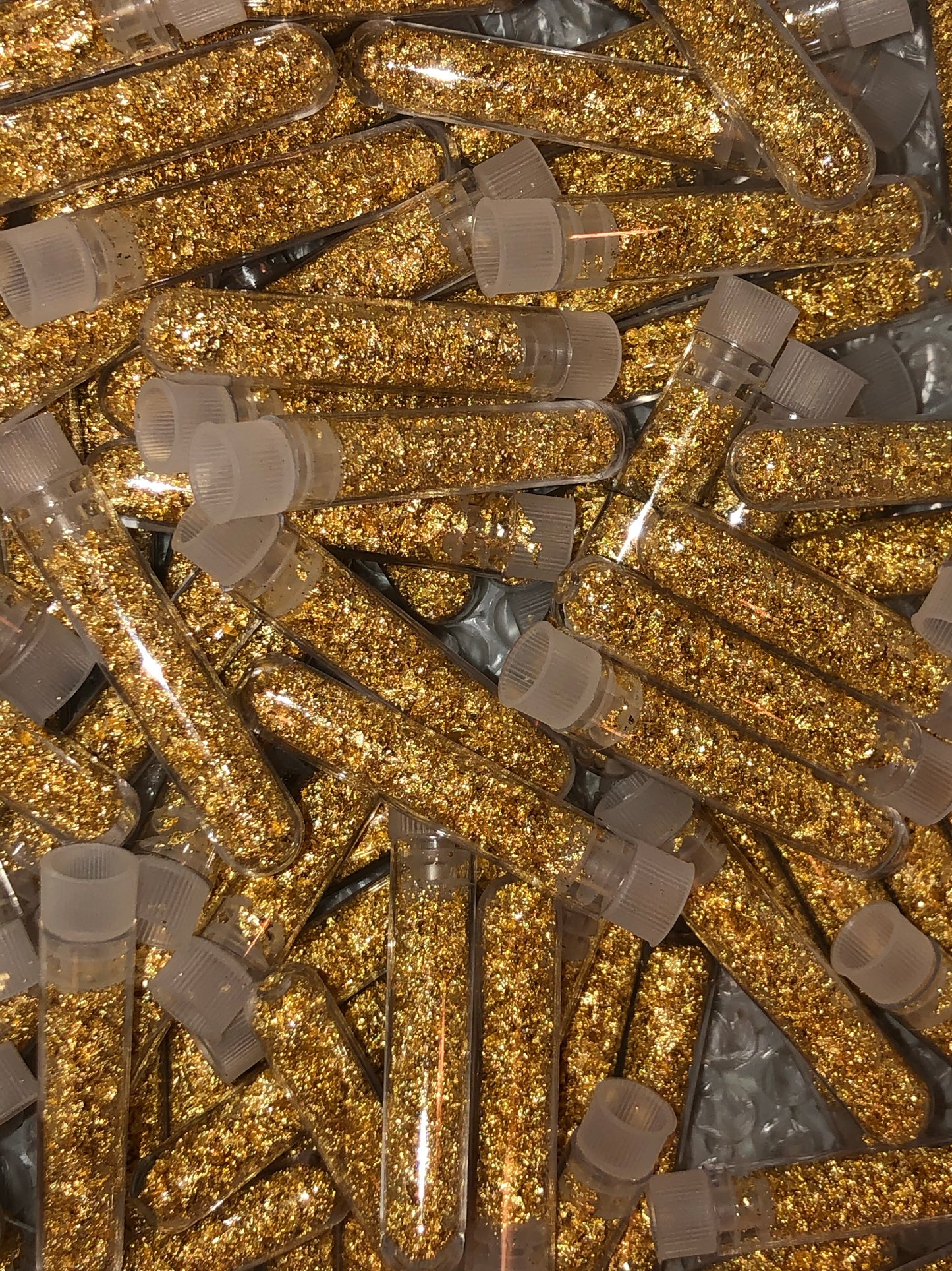 3 Pack Gold Flakes - Whole Sale Lipgloss Tubes